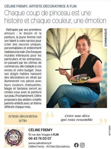 Article de presse : Chaque coup de pinceau est une histoire