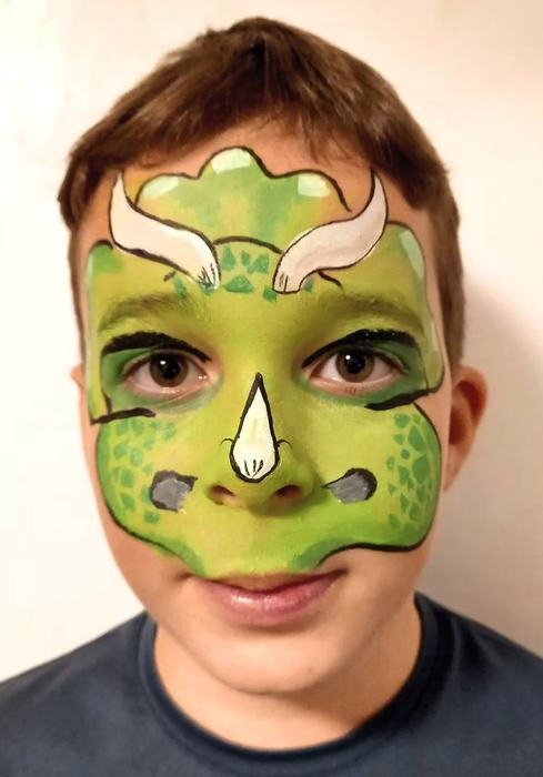 Maquillage enfant dinosaure